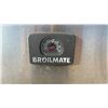 Image 2 : Broilmate 3-Burner Gas Grill with Thermometer, Side Shelves, Grill Brush and Weber Cover