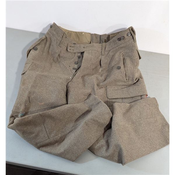 VTG German Military Wool Cargo Pants - Niemann & Co. Surplus