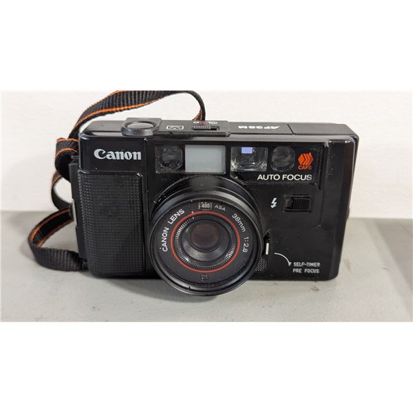 VTG Canon AF35M 35mm Point & Shoot Film Camera - 38mm f/2.8 Lens w/ Case