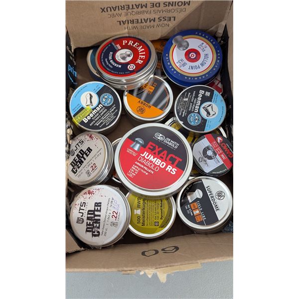 Mixed Lot of Assorted Airgun Pellets