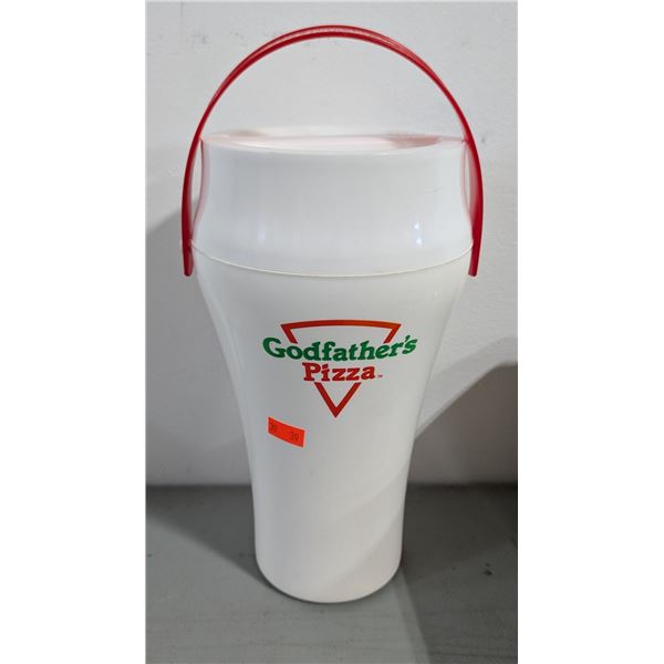 VTG Godfather's Pizza & Coca-Cola Promotional Pitcher