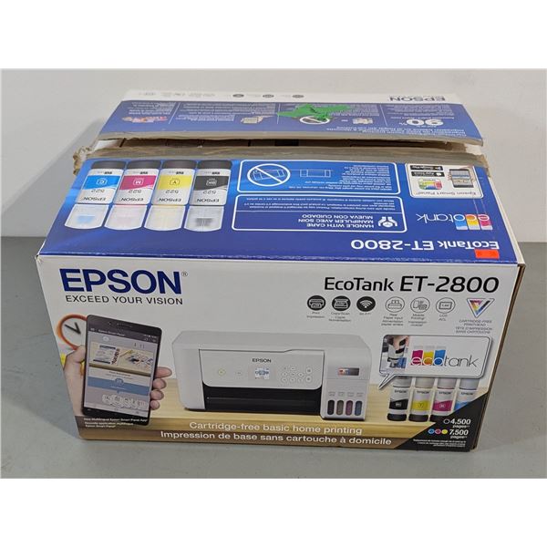 Epson EcoTank ET-2800 Wireless Color All-in-One Supertank Printer