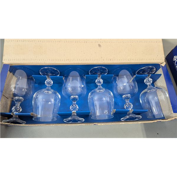 VTG Claudia Bohemia Crystal Glasses - Goblet - Czechoslovakia