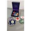 Image 1 : VTG BC Hydro Transit Union Patch & Pin Lot - Strike Buttons & More