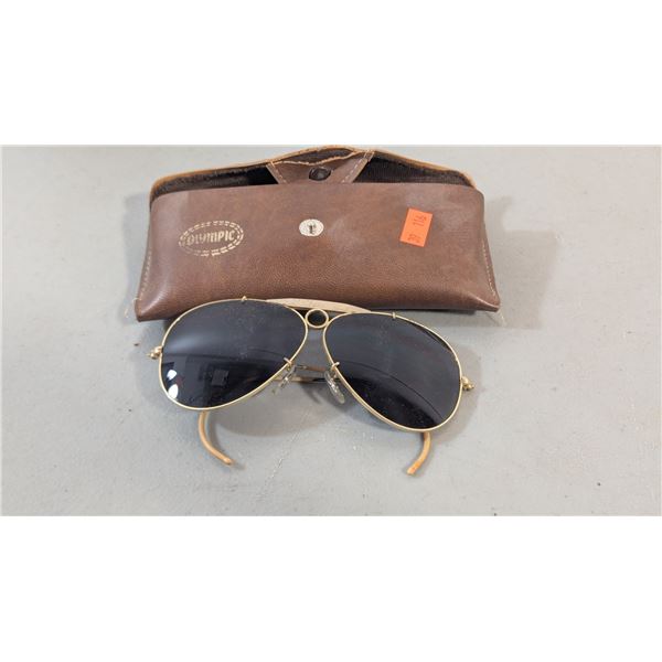 VTG Aviator Shooting Glasses w/ Olympic Case