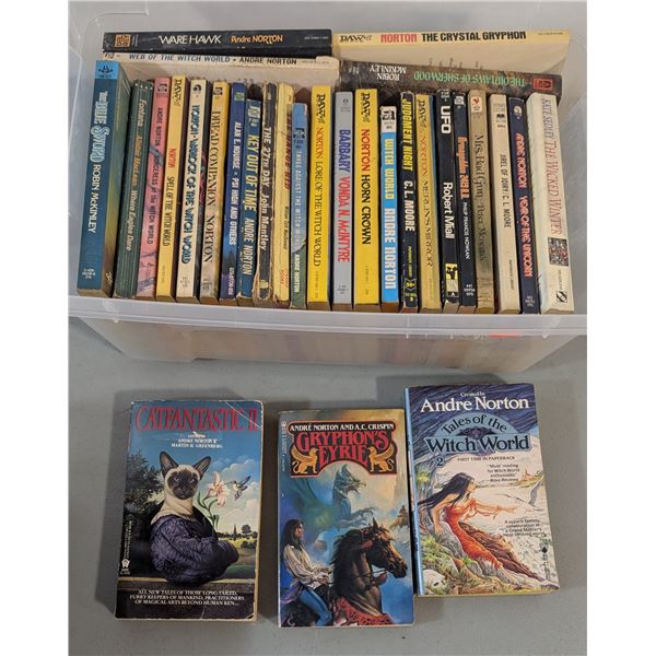 VTG Sci-Fi & Fantasy Books - Andre Norton, C.L. Moore, Marion Zimmer Bradley & More