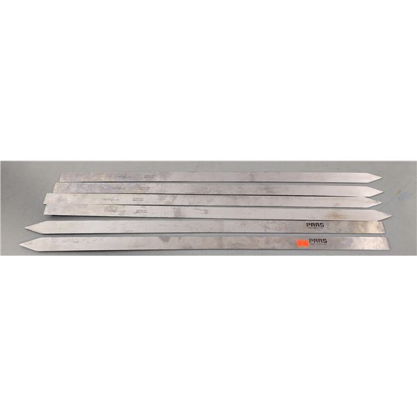 Stainless Steel Kabob Skewer Lot - Sadaf & PARS Yedi Houseware, 6pc