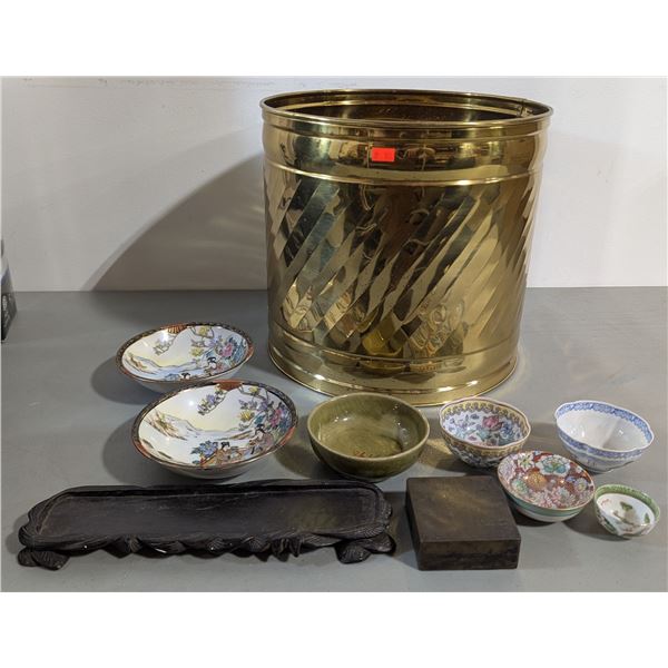 VTG Noritake & Occupied Japan Bowls, Brass Planter & More