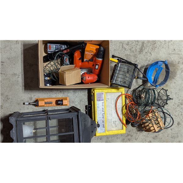 Tool & Garage Lot - Automotive Test Set, Power Tools, Hanging Baskets & More