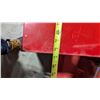 Image 5 : Assorted Shovels & Rakes w/ Red Rolling Tool Chest