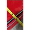 Image 6 : Assorted Shovels & Rakes w/ Red Rolling Tool Chest
