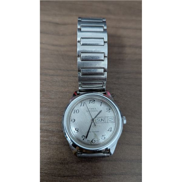 VTG Timex Automatic Day-Date Wristwatch