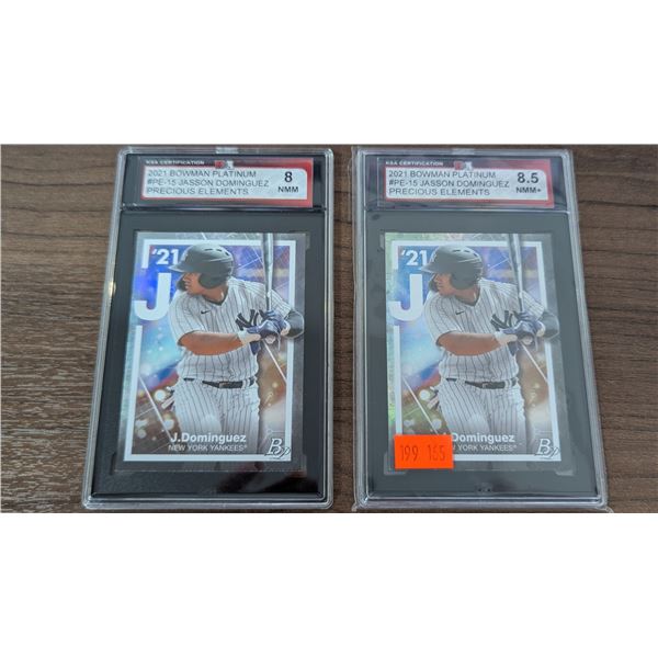KSA 8 & KSA 8.5 Jasson Dominguez Precious Elements Baseball Cards
