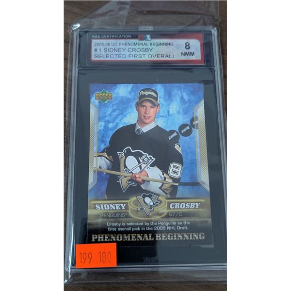KSA 8 Sidney Crosby 2005-06 UD Phenomenal Beginning #1 Hockey Card