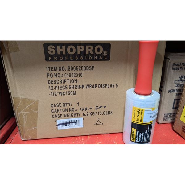 Bulk Lot of Shopro Shrink Wrap Rolls