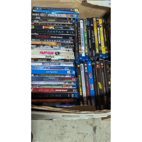 Bulk Lot of DVD's w/ Star Wars, Avatar, Fight Club, Toy Story 3 & More