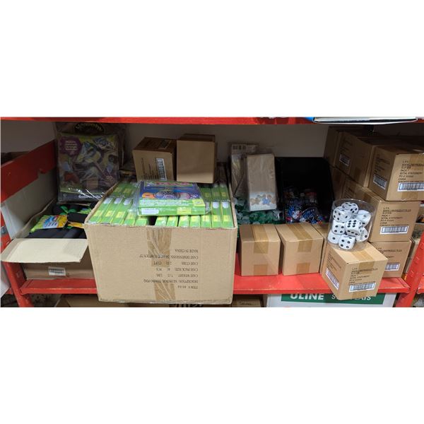 Variety Lot w/ Neon Easter Egg Decor, Jump Ropes, Mouthwash, Dice & More