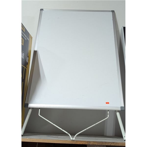 Freestanding Dry-Erase Whiteboard w/ Folding Stand