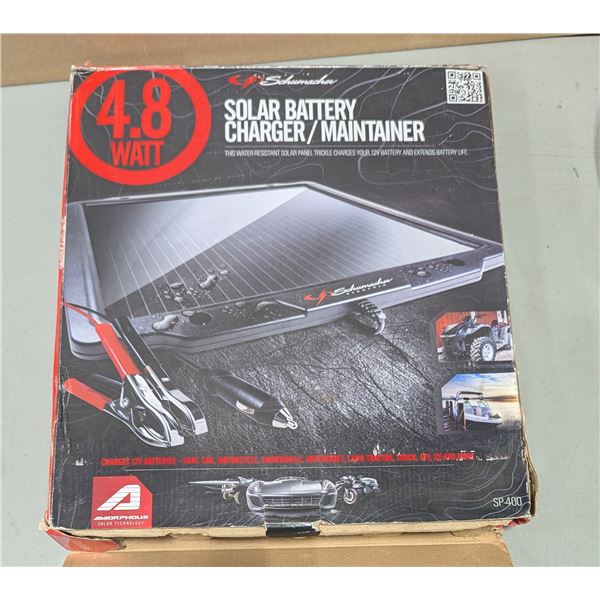 Schumacher Solar Battery Charger