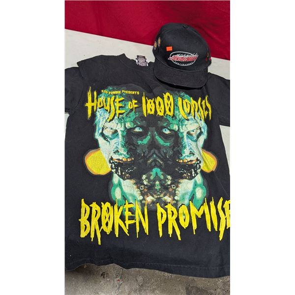 House of 1000 Corpses T-Shirt & Santacruz Skateboards Hat