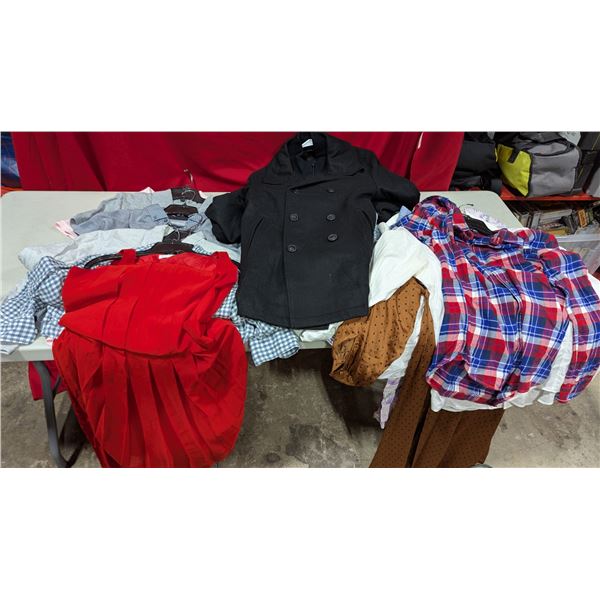 Mixed Womens Clothing Lot - Dresses, Shirts, Jacket, Button Downs & More