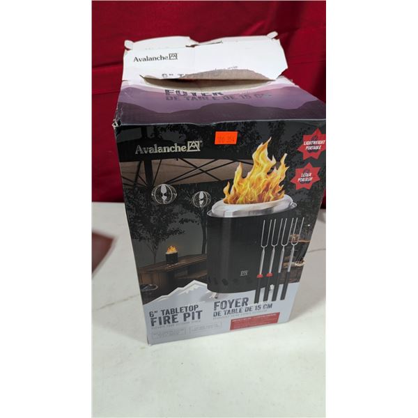 Avalanche 6" Tabletop Fire Pit