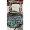 Image 2 : Handcrafted Dragon / Reptile Eye Hard-Shell Purse