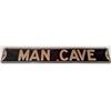 Image 1 : Man Cave' Embossed Metal Garage Decor Sign