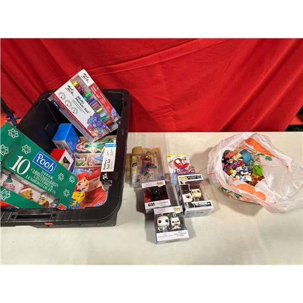 Variety Lot - Darth Vader Pop Funko Ornament, Pottery Tool Set, The Penguin Pop Funk & More