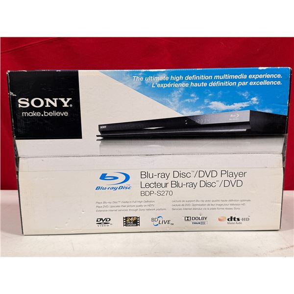 Sony Blu-Ray Disc / DVD Player - BDP-S270