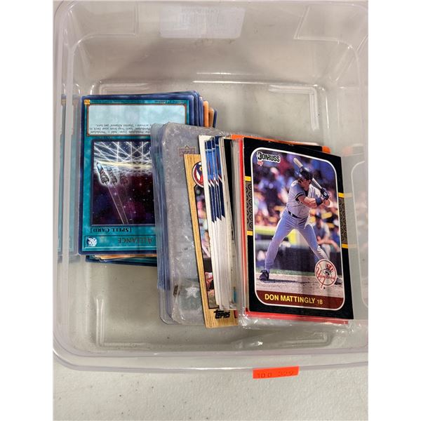 Lot of Assorted Collectors Cards w/ MLB, NHL, NFL, Yu-Gi-Oh