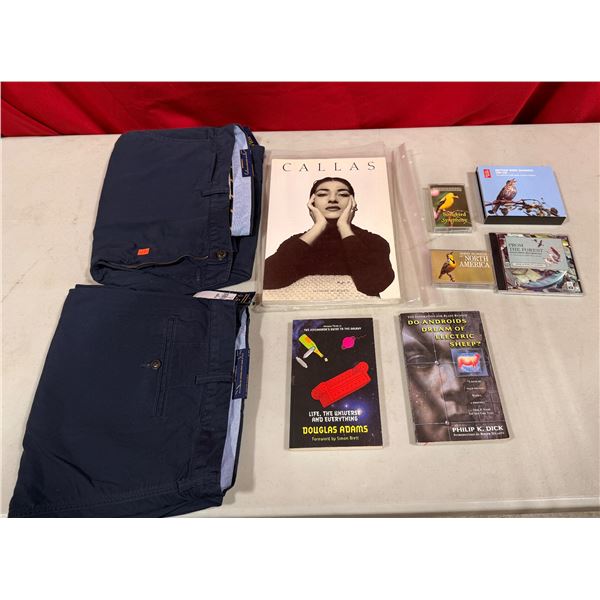 2 NWT Ralph Lauren Pants, Philip K. Dick & Douglas Adams Books & More