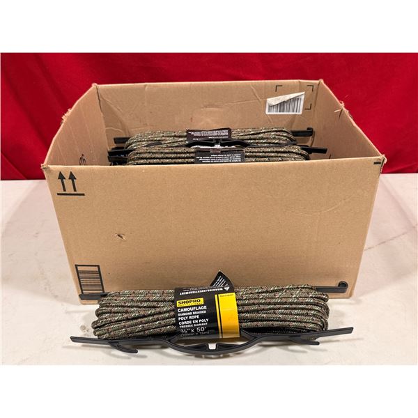 Bulk Lot of Shopro Camouflage Diamond Braided Poly Rope