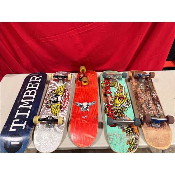 Skateboard Lot - Timber, Powell, Peralta & More