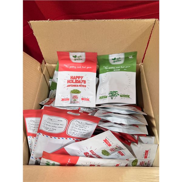 Bulk Lot of Gift a Green Basil & Sunflower Seeds