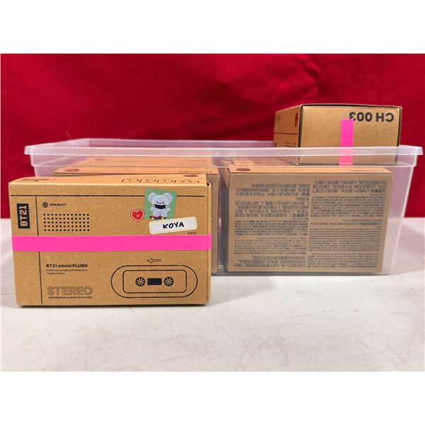 Bulk Lot of Small BT21 Minini Plush Stereos