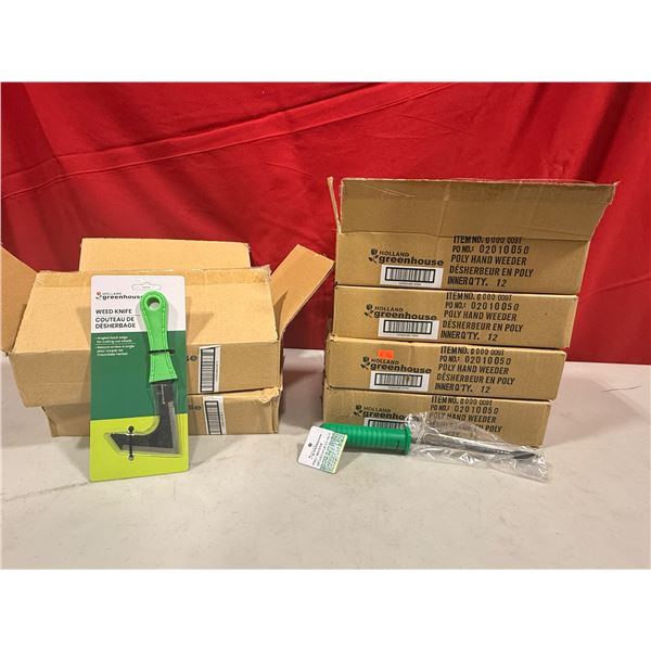 Holland Greenhouse Bulk Lot - Weed Knives & Poly Hand Weeders