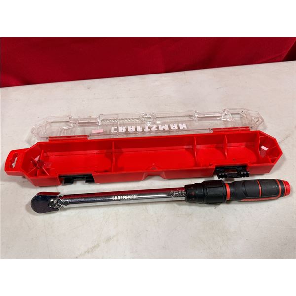 Craftsman 3/8-Inch Drive Micrometer Click Torque Wrench