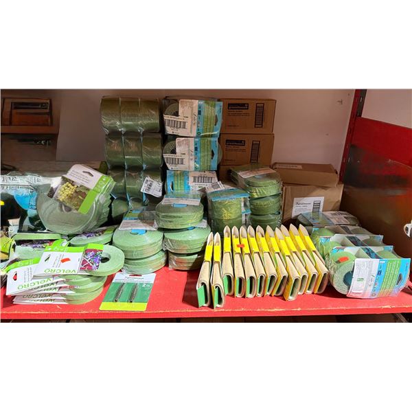 Velcro & Holland Greenhouse Shelf Lot - Garden Ties, Replacement Spring, Tree Wraps & More