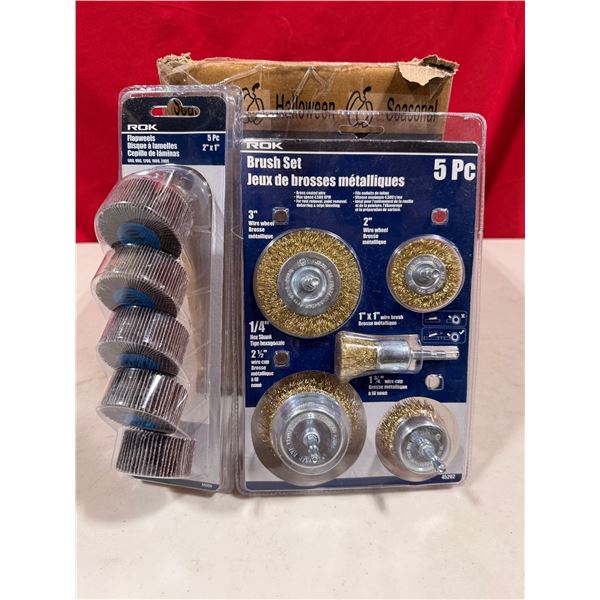 Bulk Lot of ROK 5-Pc Wire Brush Sets