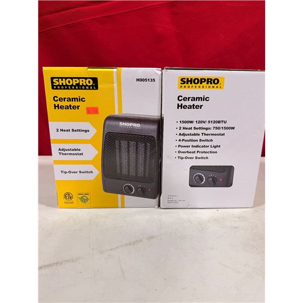 Lot of Two Shopro Ceramic Heaters