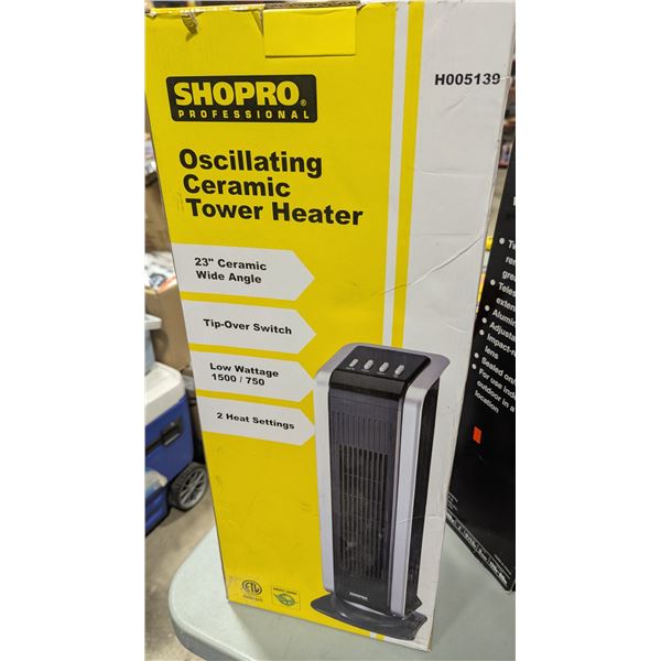 Shopro Oscillating Ceramic Tower Heater