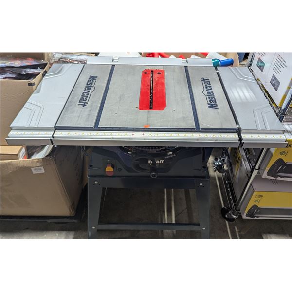 Mastercraft 10" Table Saw w/ Dual Extension Wings & Stand