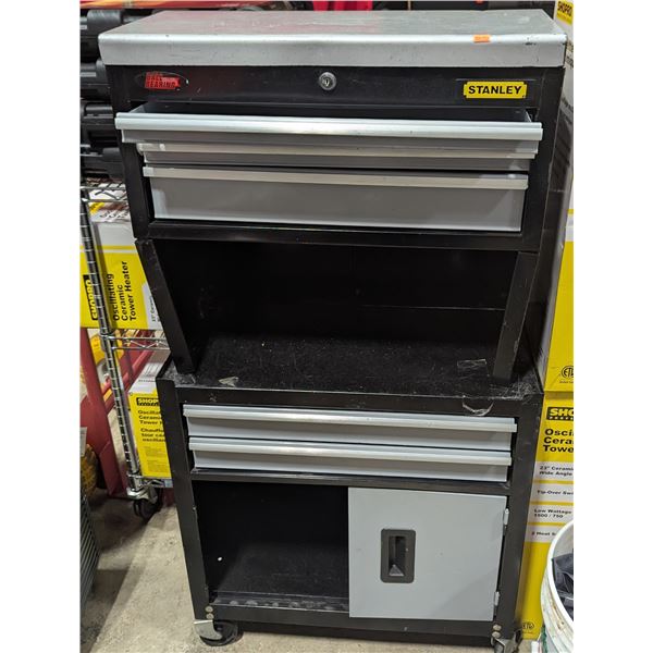 Stanley Ball-Bearing Rolling Tool Chest & Storage Cabinet Combo