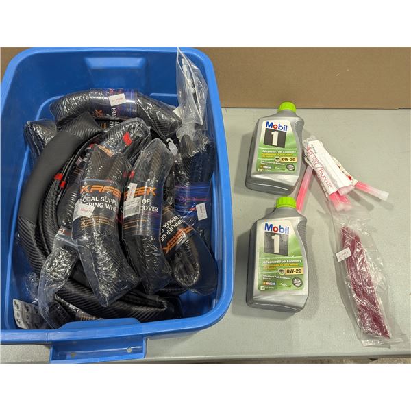 Autobody Lot - Mobil 1 OW-20 Oil, Steering Wheel Covers, & More