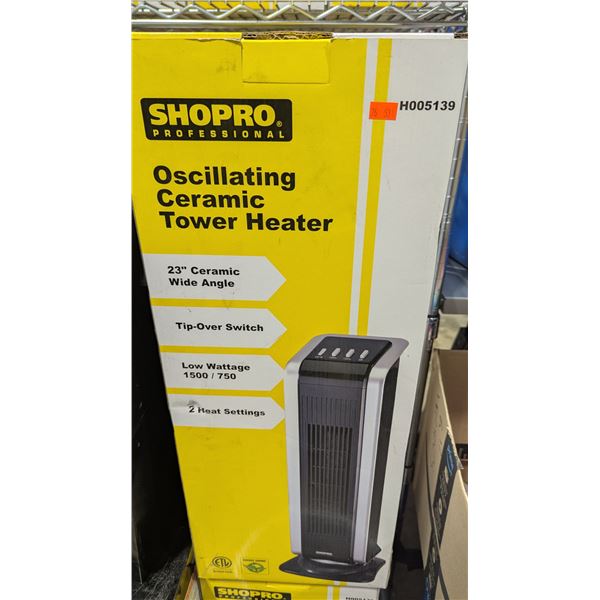 Shopro Oscillating Ceramic Tower Heater