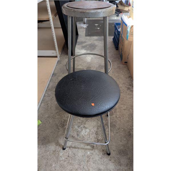 Lot of Two Stools - Small & Tall