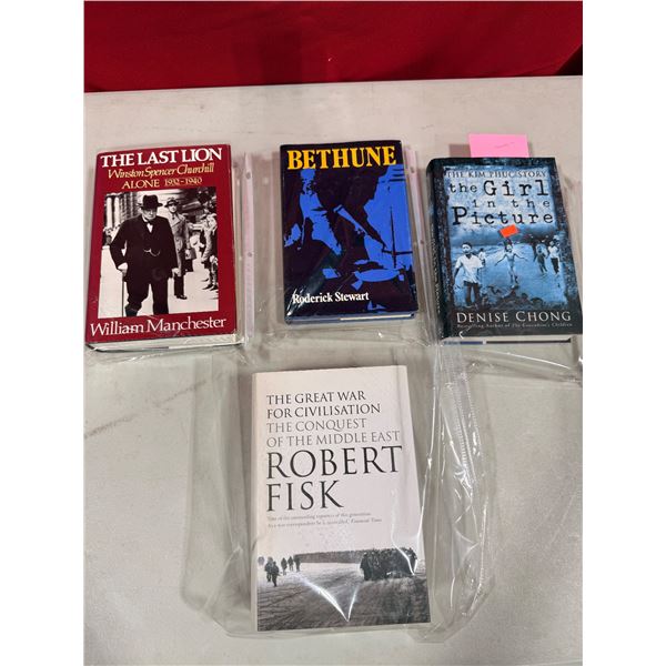 Signed Denise Chong The Girl in the Picture, Churchill, Bethune & More