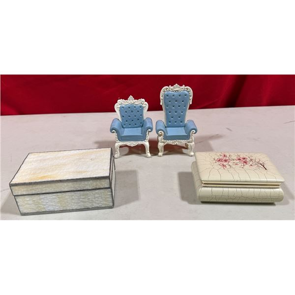 Ashland French Manor Mini Chairs, Decorative Trinket Boxes & More