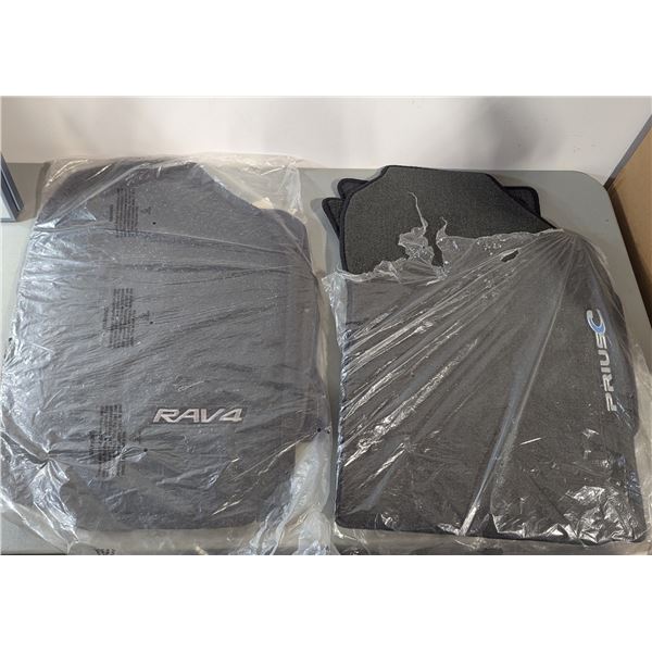 Toyota Automobile Mat Liner Lot - RAV4 & Prius C